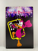 Metalen mancave reclamebord Flugel Duck 20x30 cm