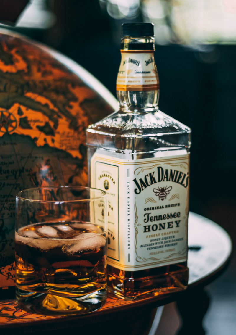 Metalen reclamebord Jack Daniels Honey 20x30 cm