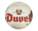 Houten reclamebord Duvel 20x20 cm