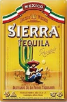 Metalen mancave reclamebord Sierra Tequila 20x30 cm