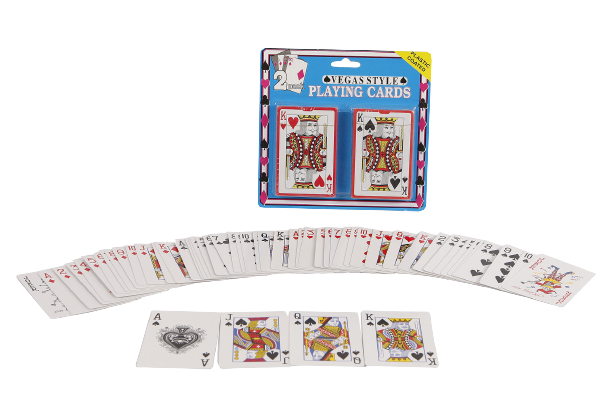 Vegas Style speelkaarten - 2 sets