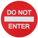 Metalen wandbord Do Not Enter 30x30 cm