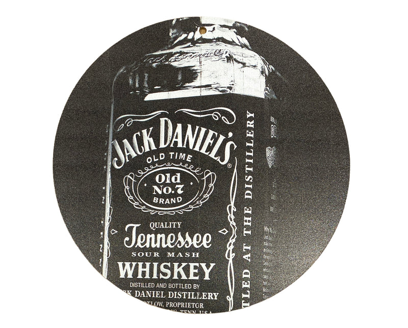 Houten reclamebord Jack Daniels Bottle 20x20 cm